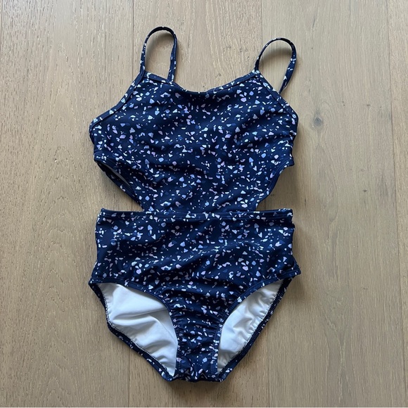 EUC girl’s swimsuit with cut out - Size medium (8) - Picture 1 of 3